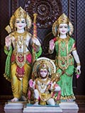 Bhagwan Shri Ram, Shri Sitaji and Shri Hanumanji
